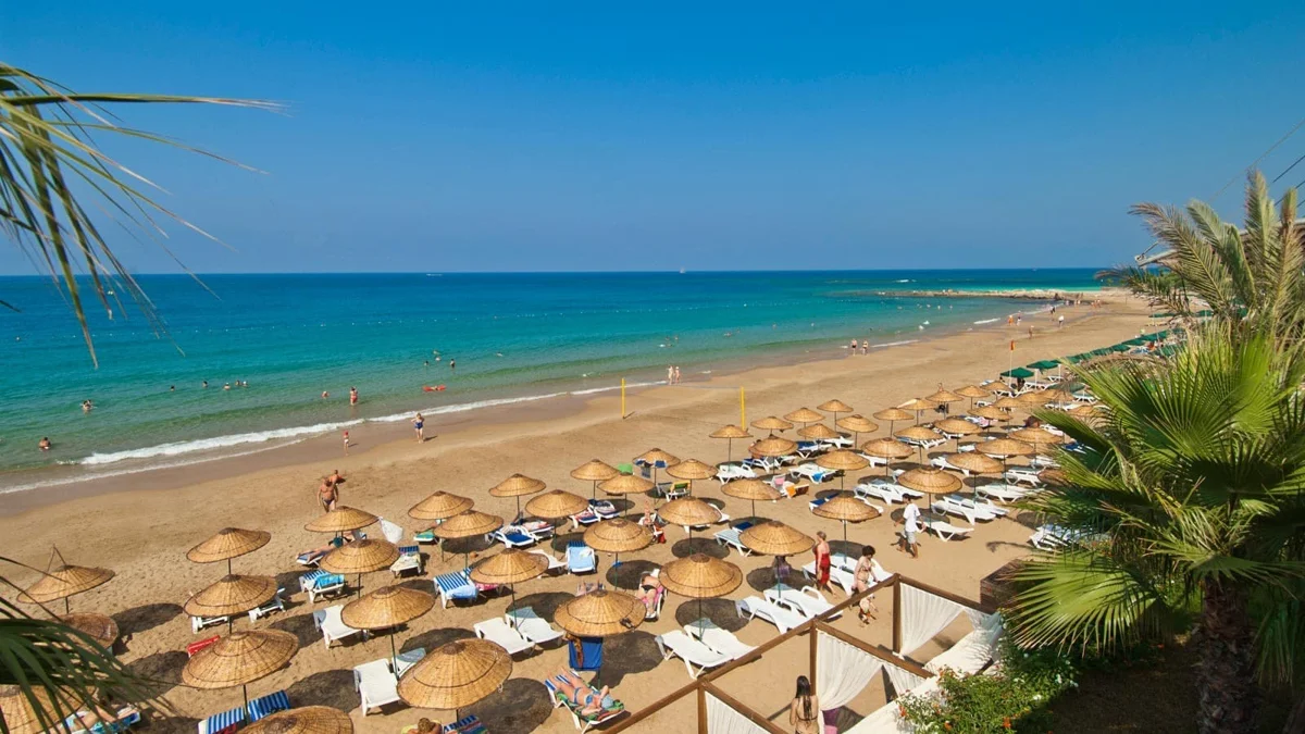 Alanya coast and the Mediterranean Sea
